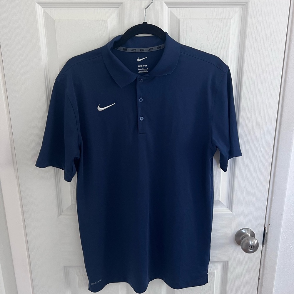 Nike Standard Fit T Shirt Men's M Blue Short Sleeve Dri Fit‎